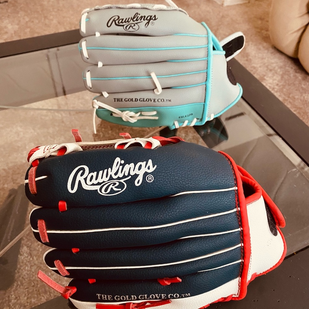 💥SOLD💥 Set of 11” baseball mitts.
